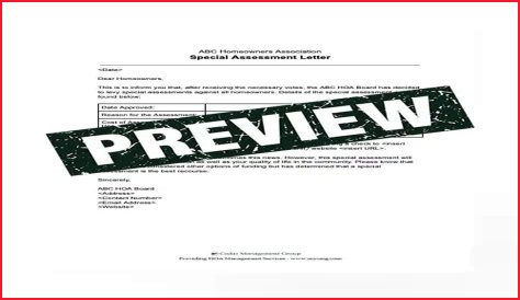 Can HOA impose special assessment?