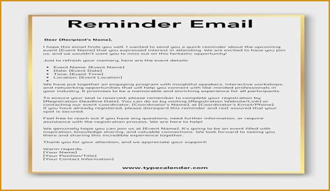 How do you politely send a reminder email?